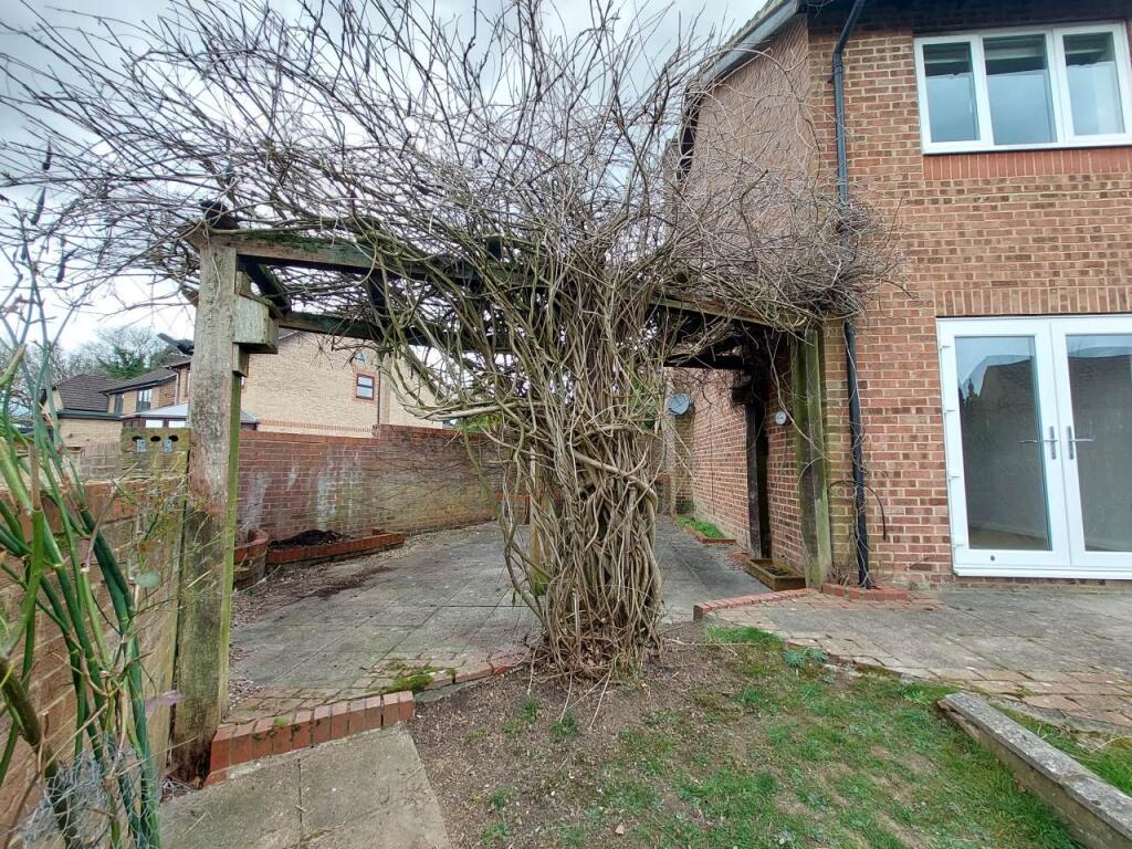 Rear garden - view o