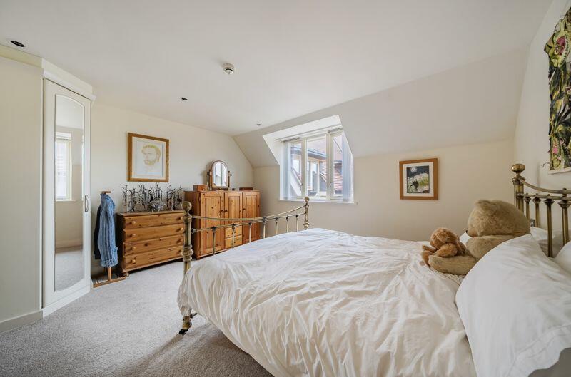 Master bedroom with fitted wardrobes