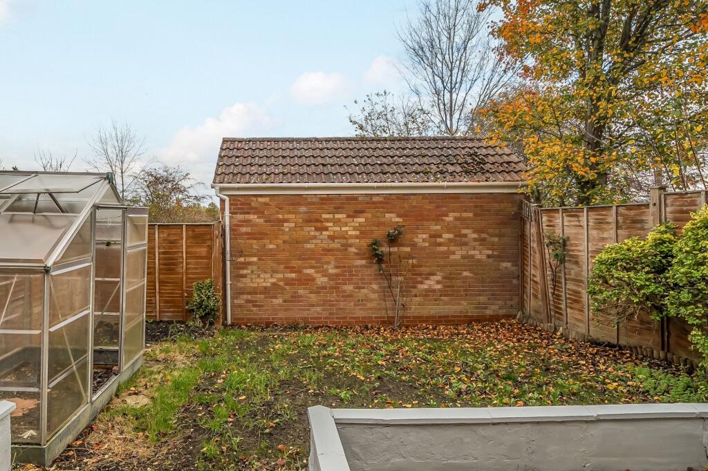 Rear Garden (not overlooked and large patio area)