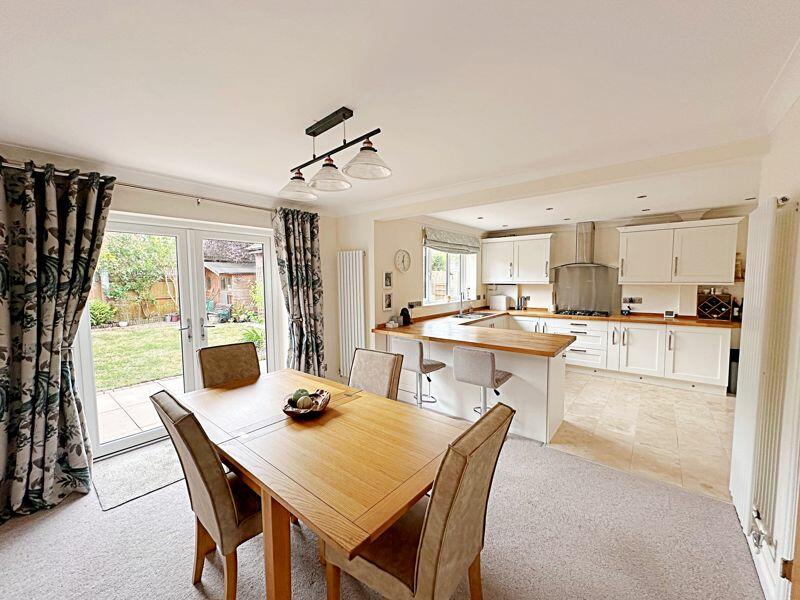 Dining into kitchen