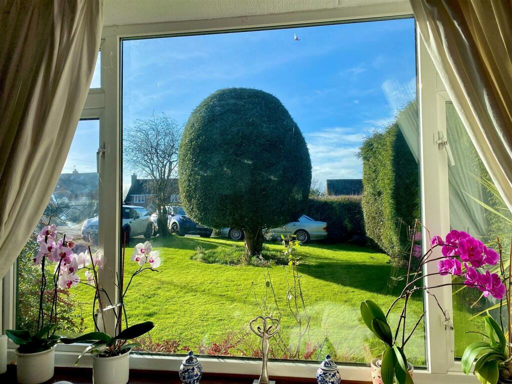 view from living room