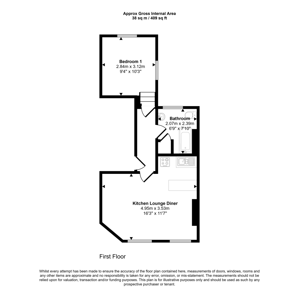 Flat 1, 110 Portland Road, South Norwood London, SE25 4PJ