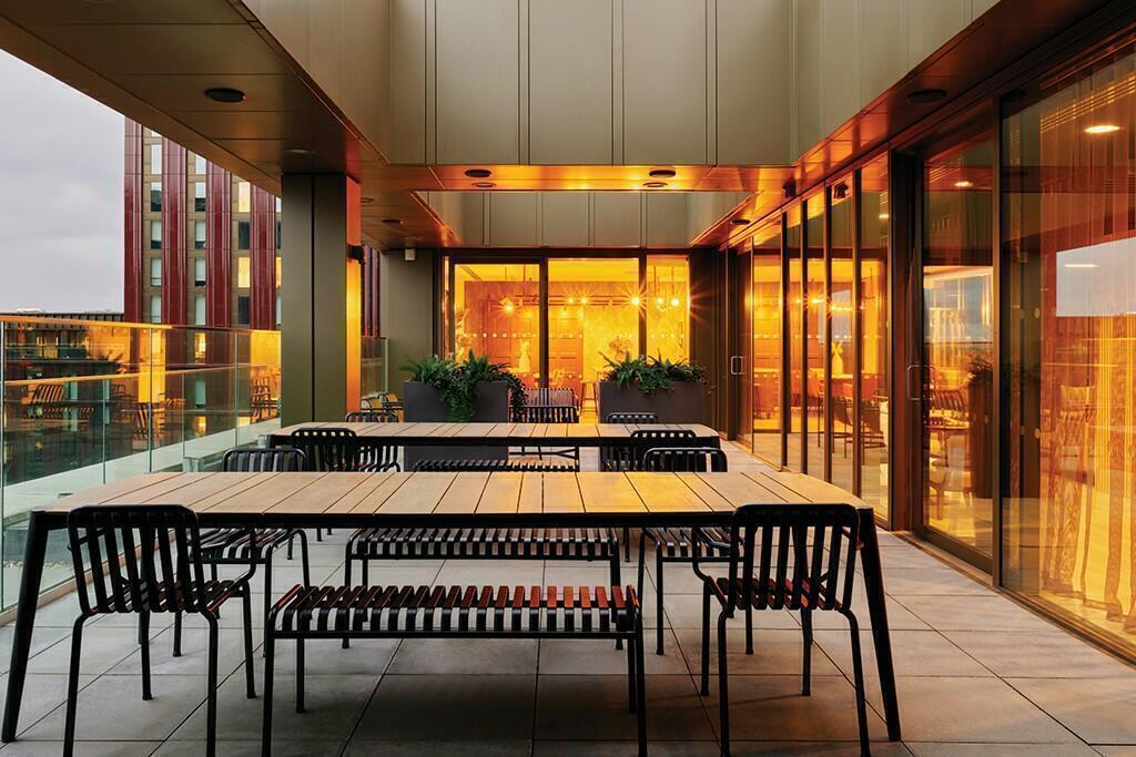 outdoor terrace