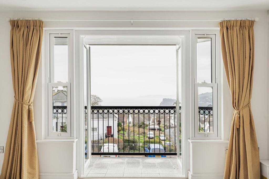 Views from living room and balcony