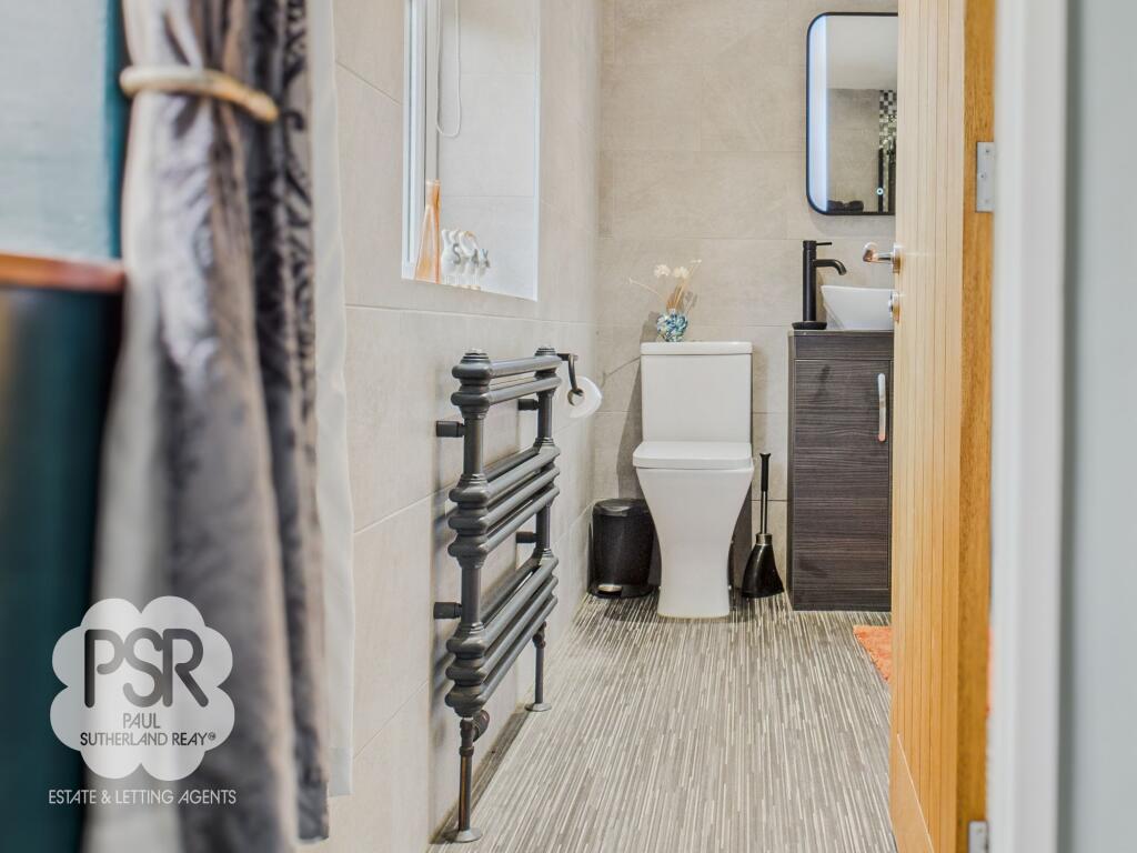 Into the Main Bathroom