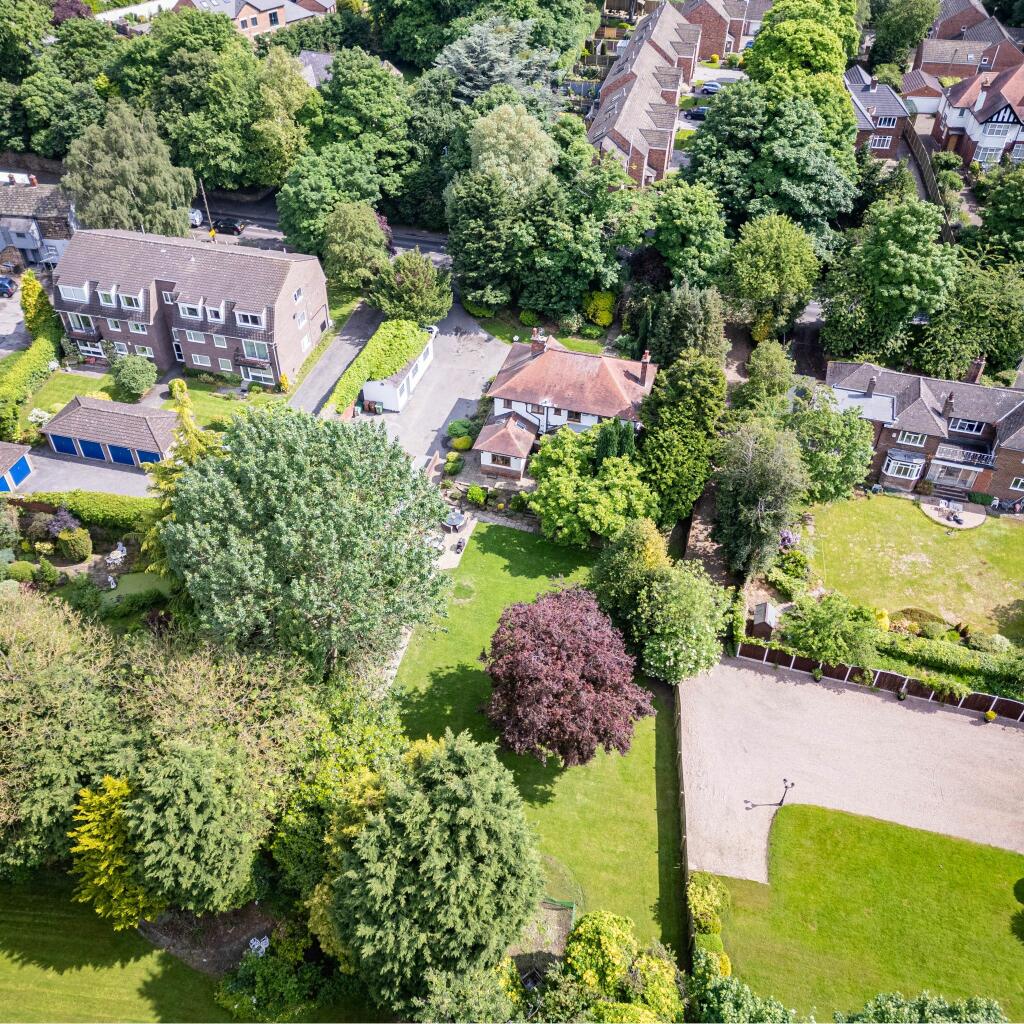 Aerial view of plot