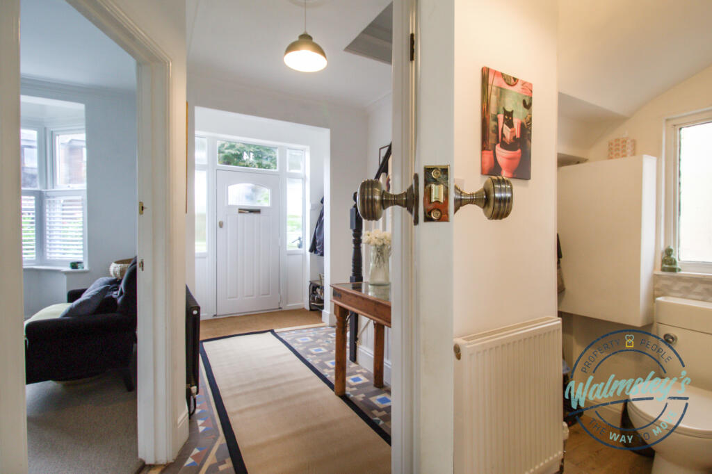 Hallway &amp; downstairs cloakroom