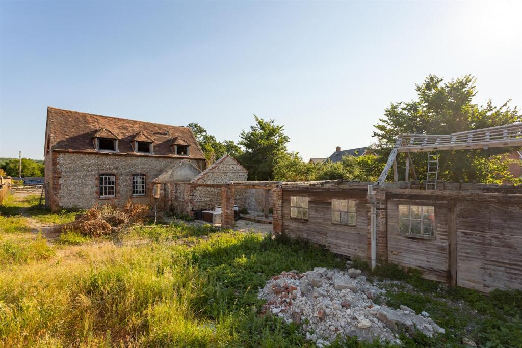 Rear of property