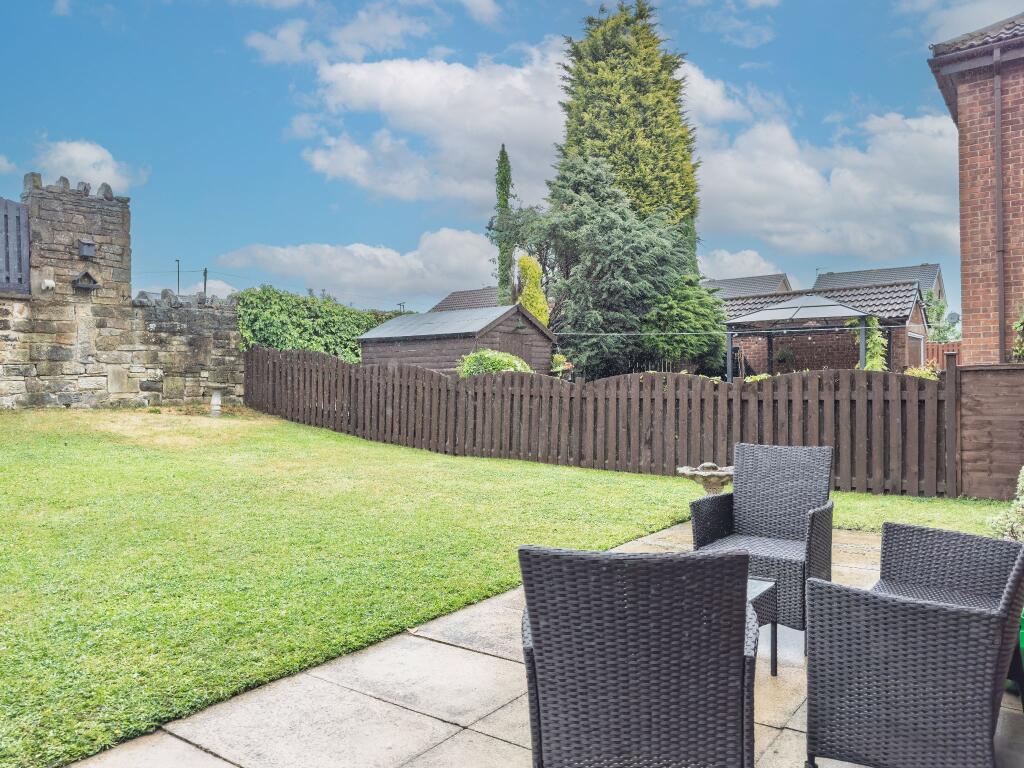 Rear garden
