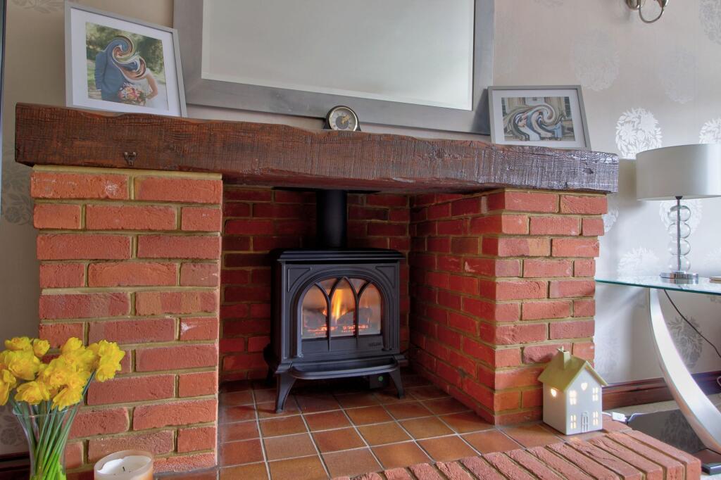 Gas stove in Living Room