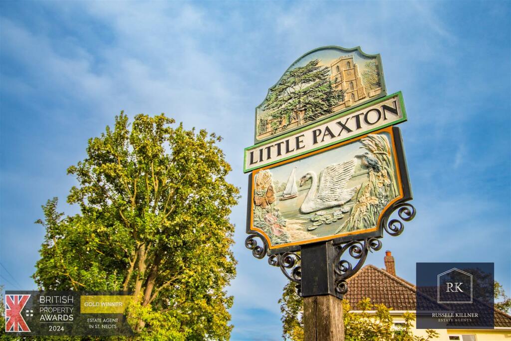 Little Paxton Sign Location.