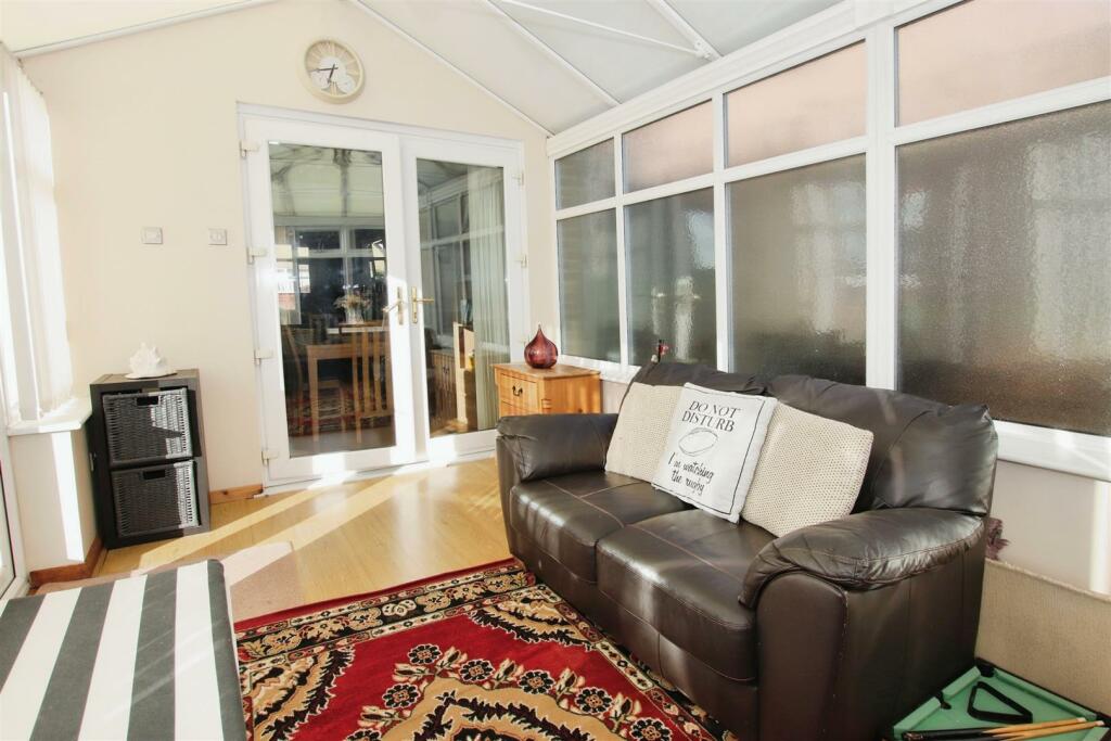 HALF BRICK AND UPVC DOUBLE GLAZED CONSERVATORY