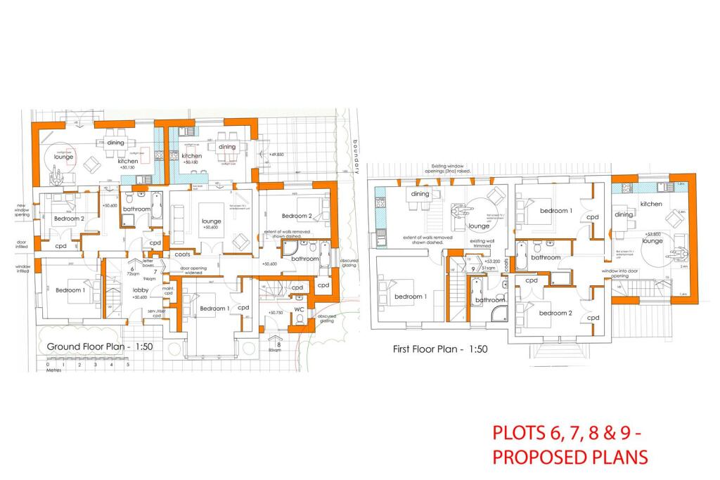 PLOTS 6, 7, 8 &amp; 9 - PROPOSED PLANS 17 Station Road