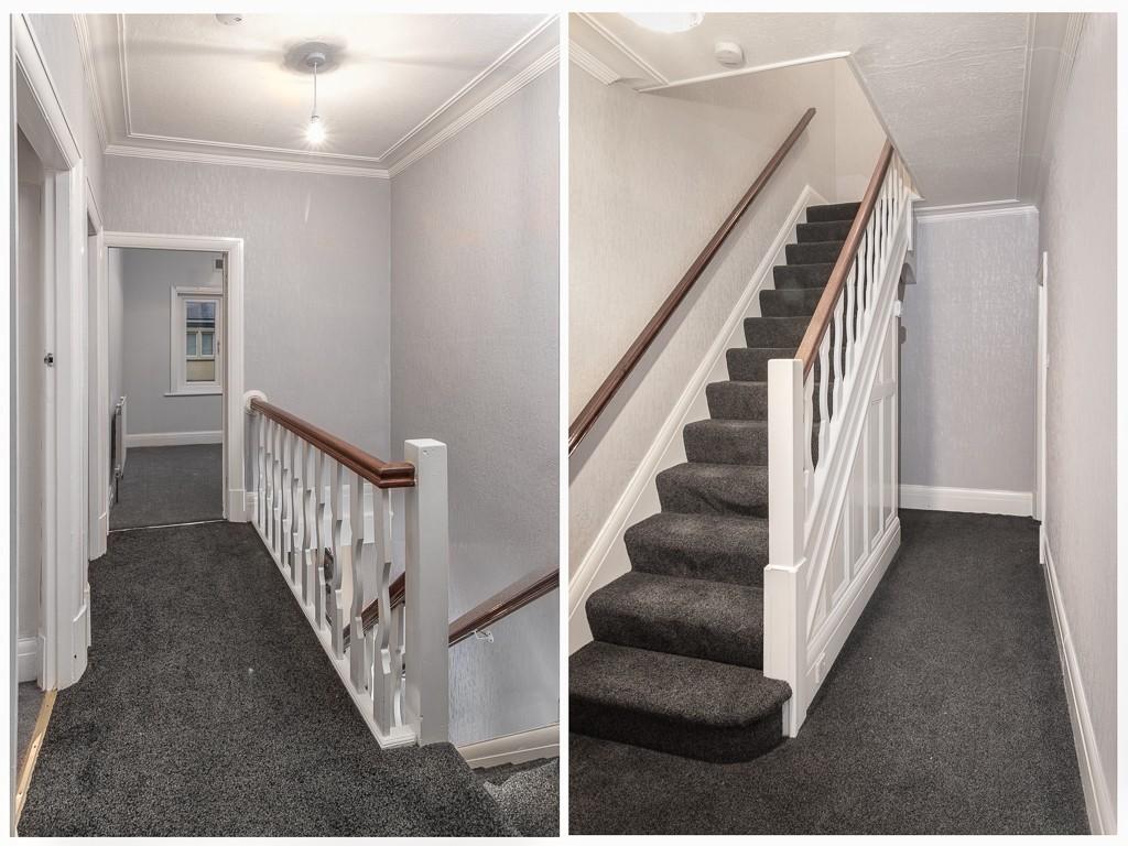 Hall, stairs & landi