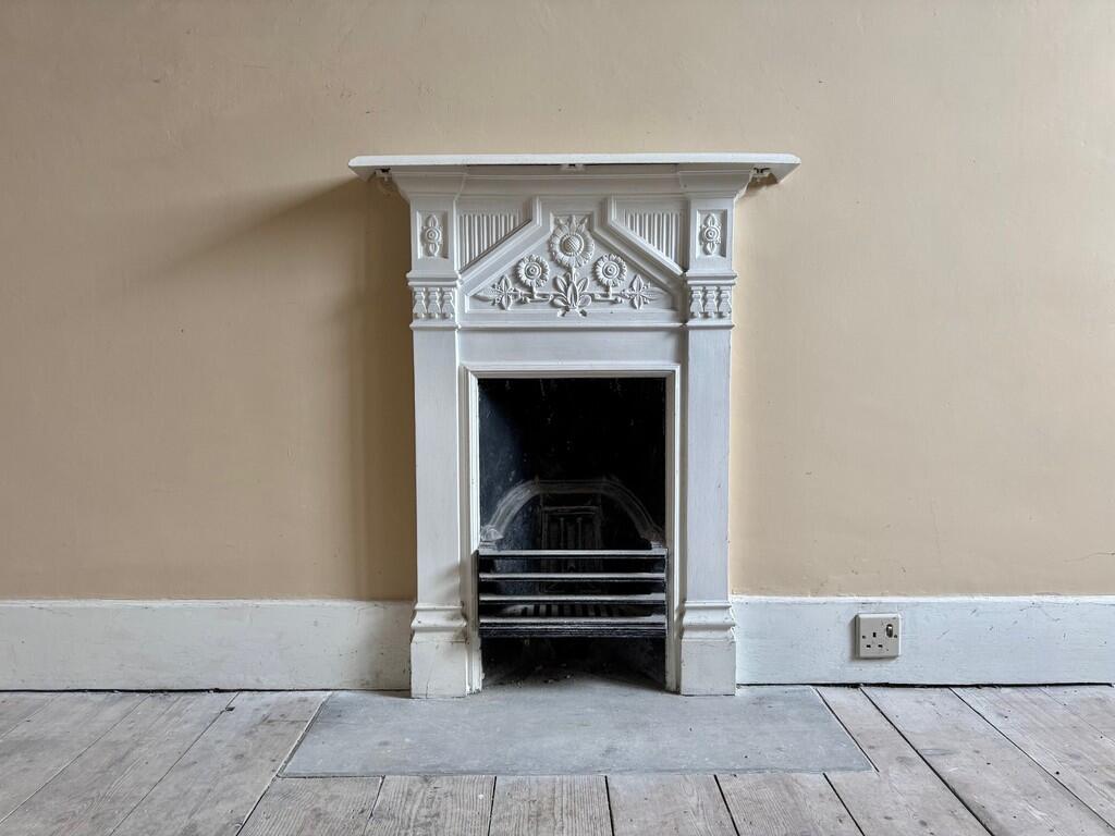 fireplace in bedr...