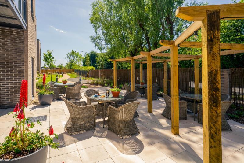 Homeowners patio  