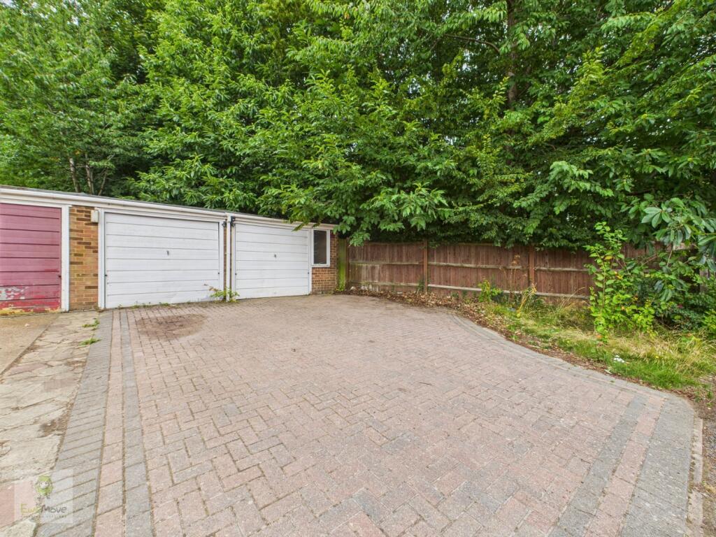 Garage Double White Doors 
