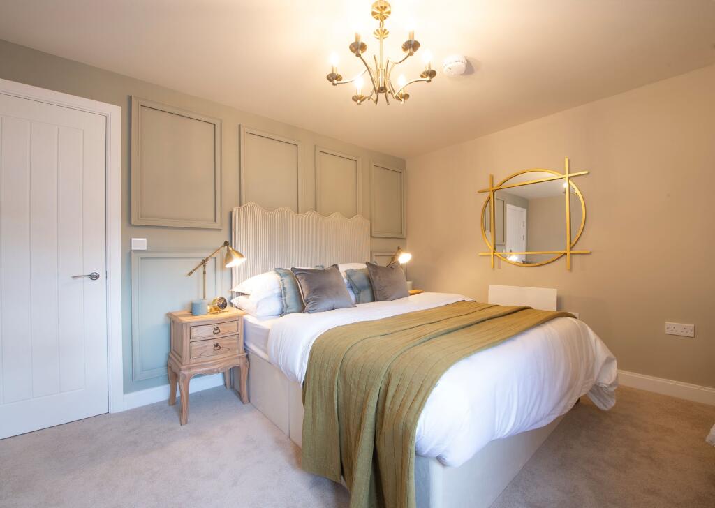 Show home master bedroom