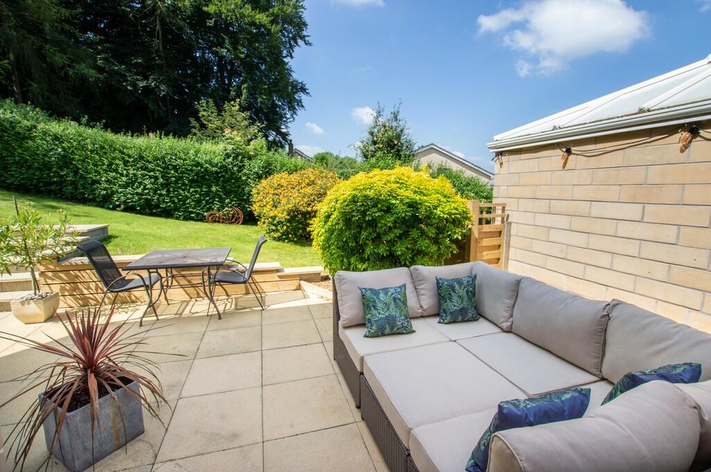 Rear patio area