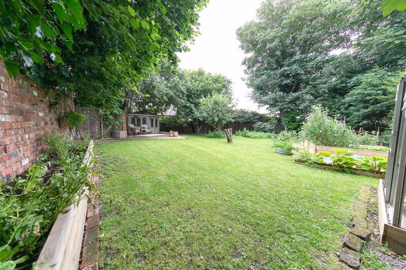 Mature private garden