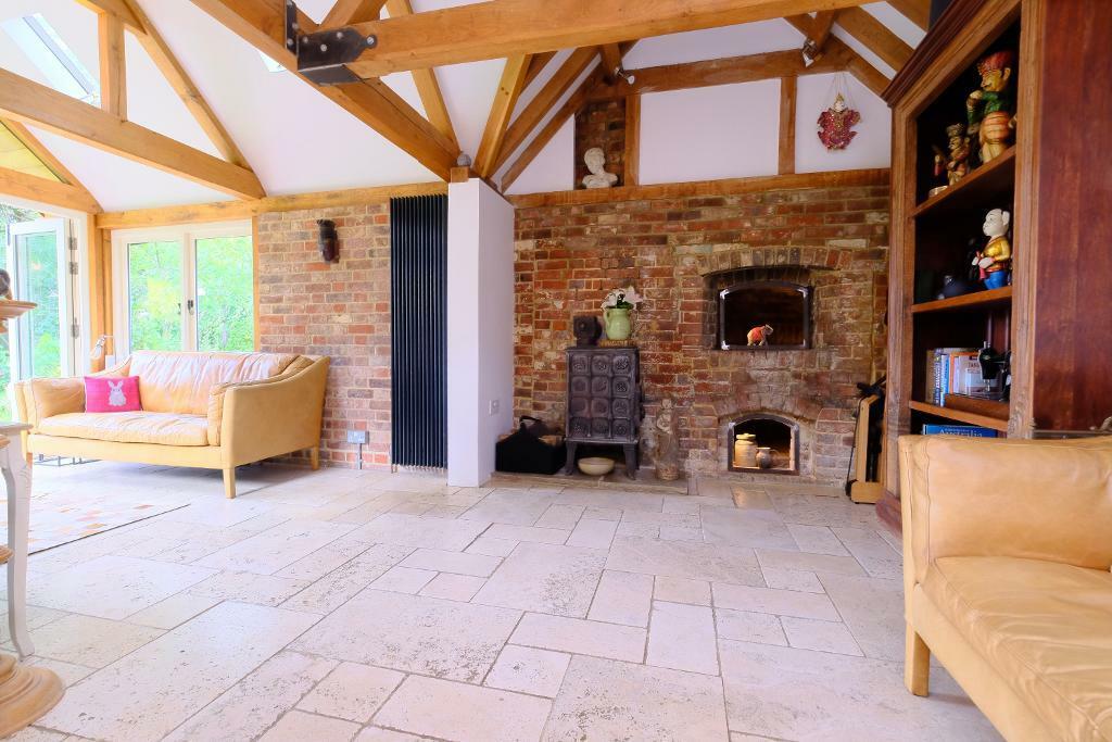 Living area with bread ovens
