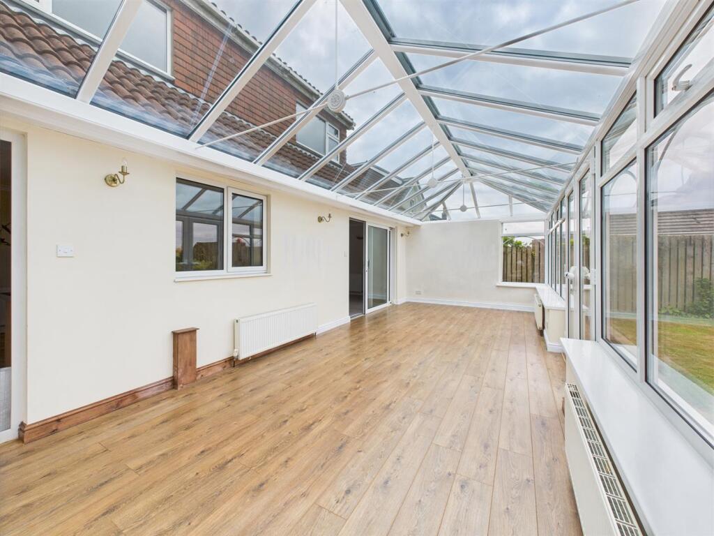 Upvc conservatory: