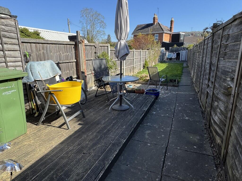 Decking area with...
