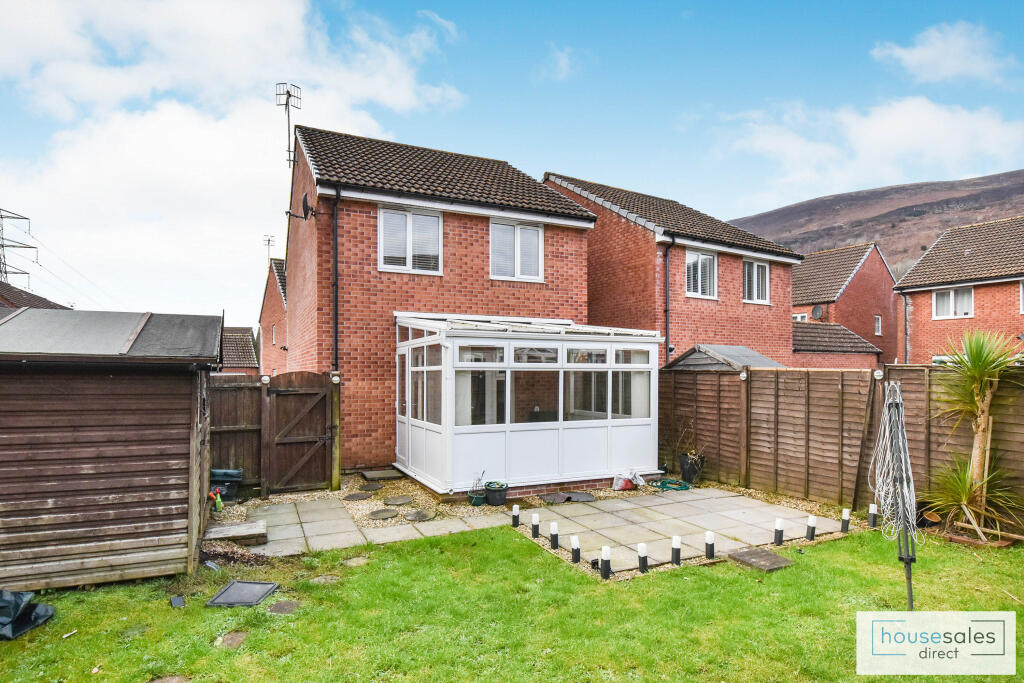Rear of property