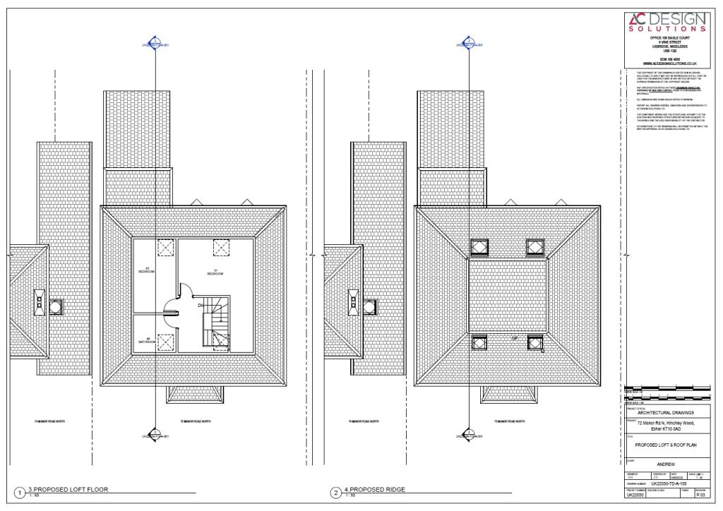 Loft and Roof Plans