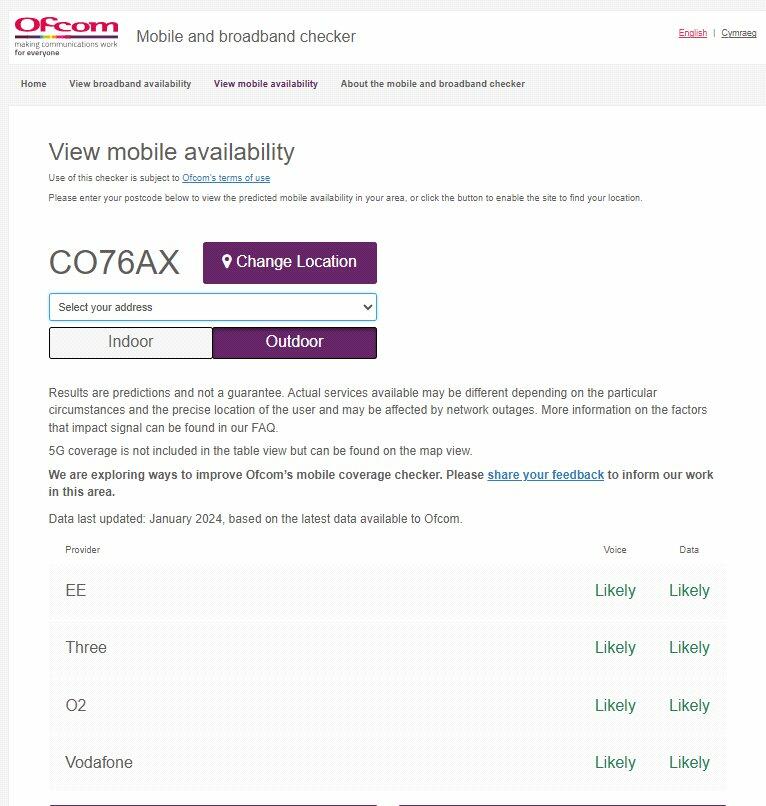 Outdoor Mobile Check