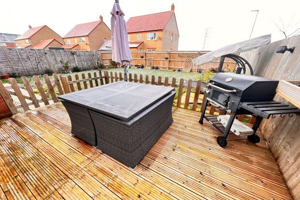 Decking area.