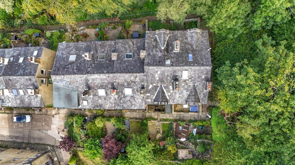 Aerial view of terrace