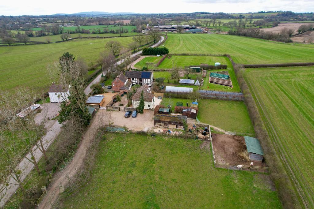 Outbuildings clearly shown &amp; countryside