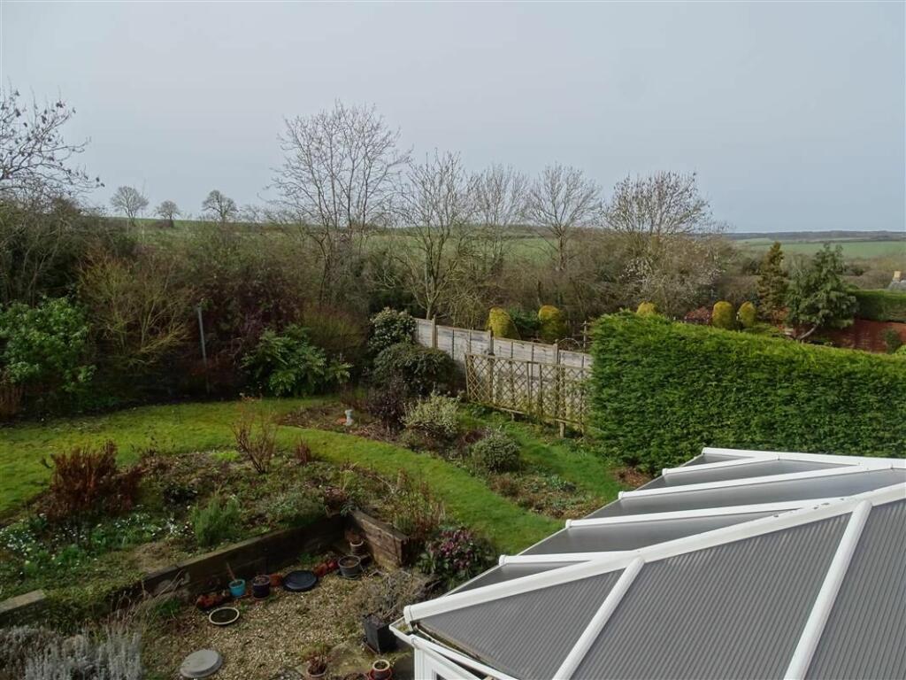 Views of fields to rear