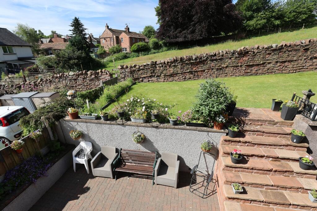 View over the garden