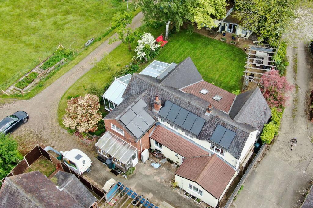 Aerial View of House and Garden