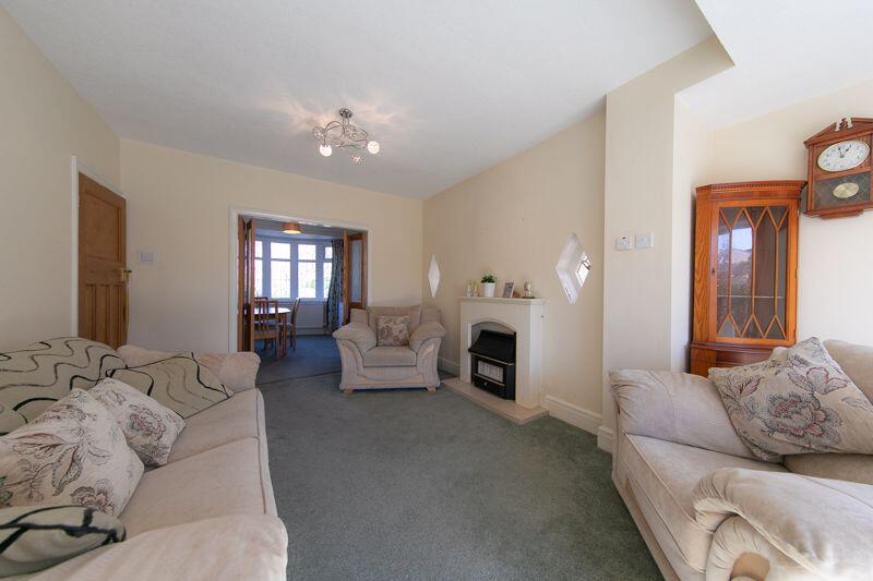 Lounge through dining room