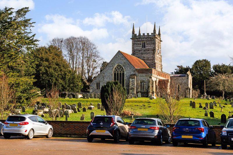 Downton Church from Church Leat