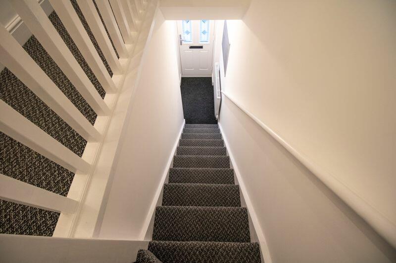 Stairwell to the upper floor