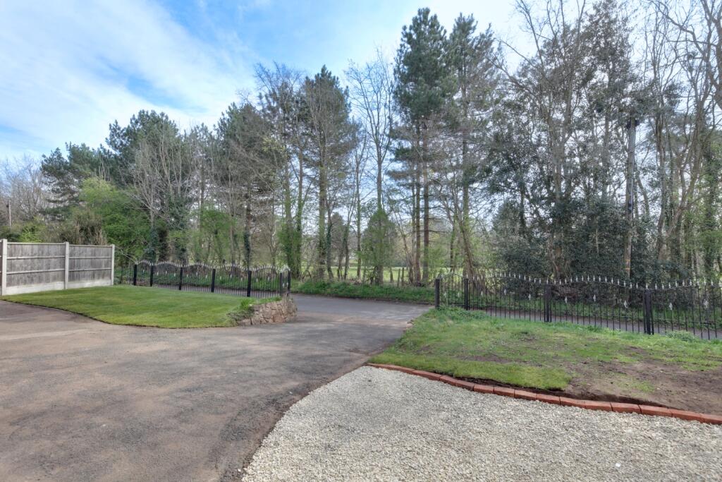 Golf course view from front of house