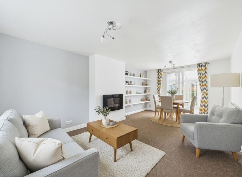 Lounge/Dining Room (Virtually Furnished)