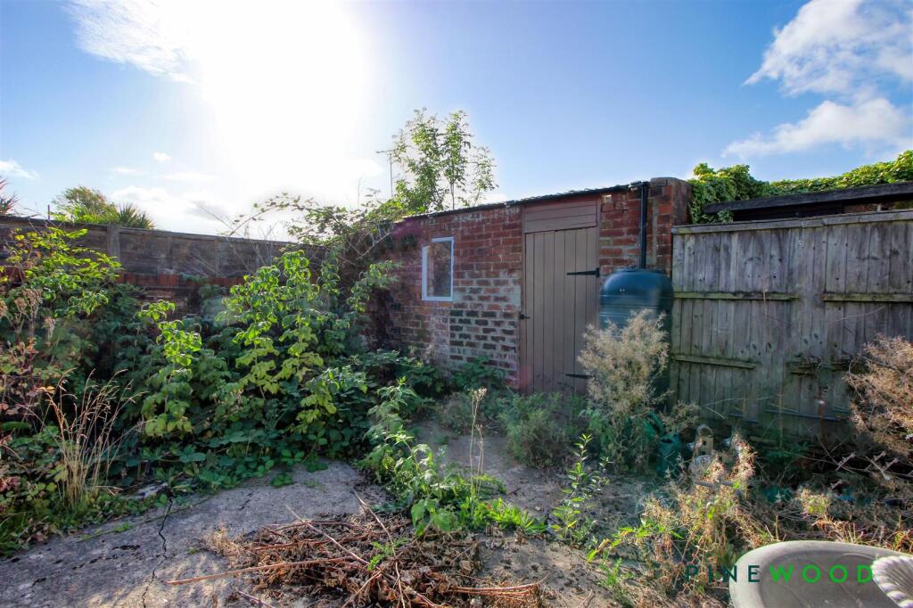 REAR GARDEN  - OUTBUILDING