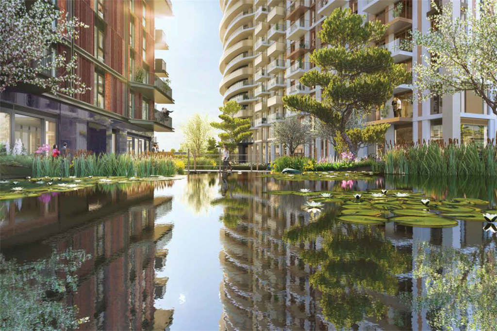Waterside garden 