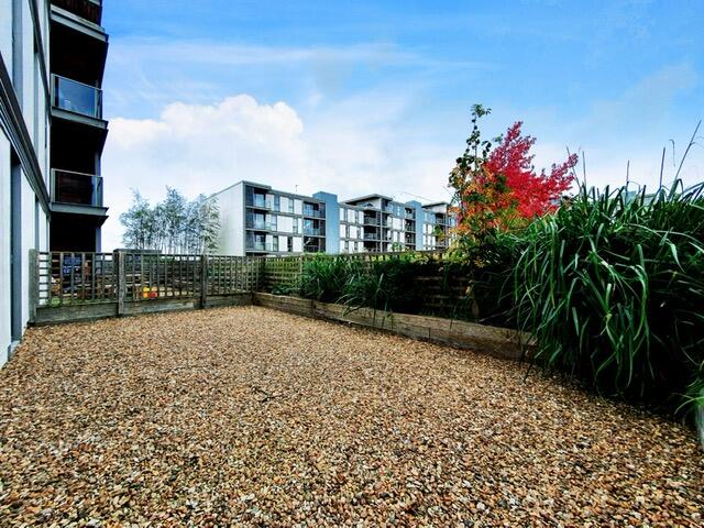 Private Garden Level Patio Area