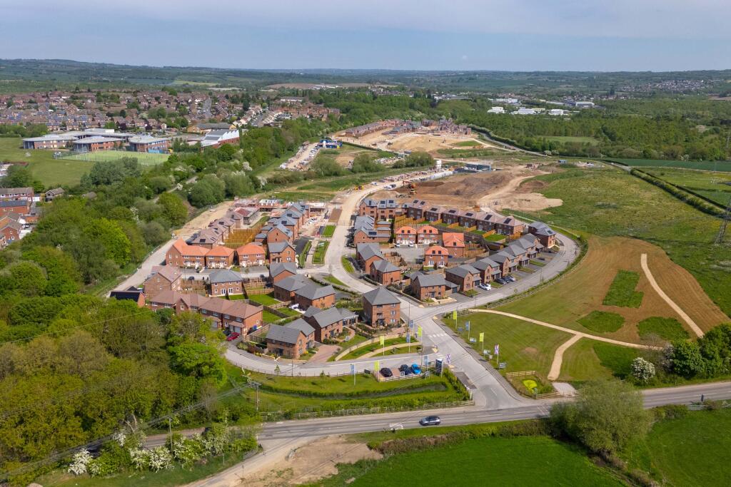 Drone Image of The Spires