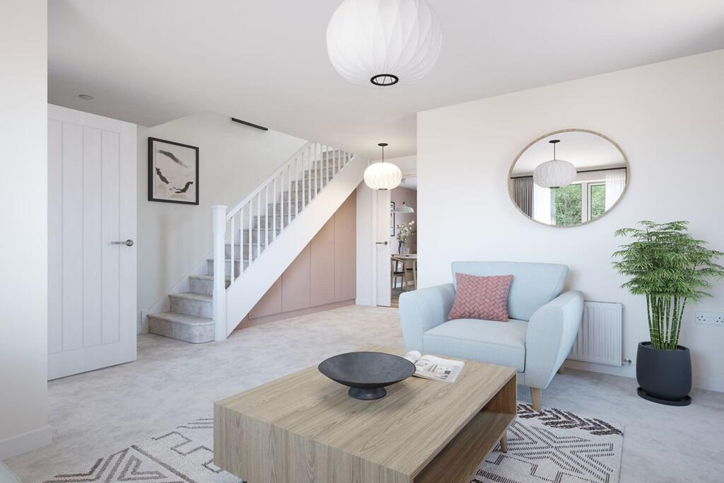 There&#39;s useful space for fitted storage under the stairs