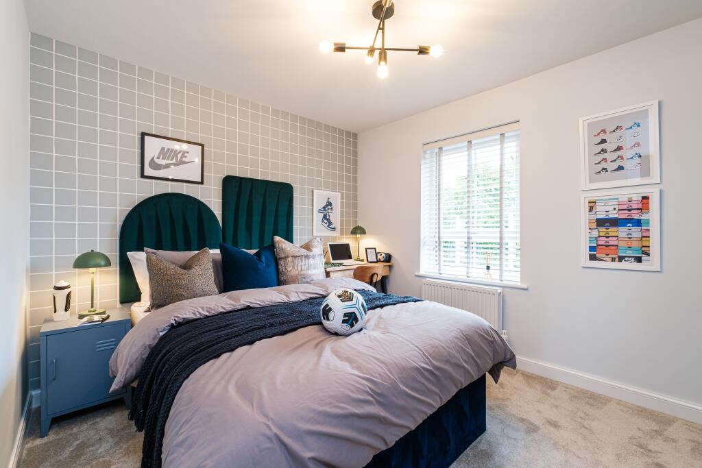 Interior view of the bed 3 in our 4 bed Alderney home
