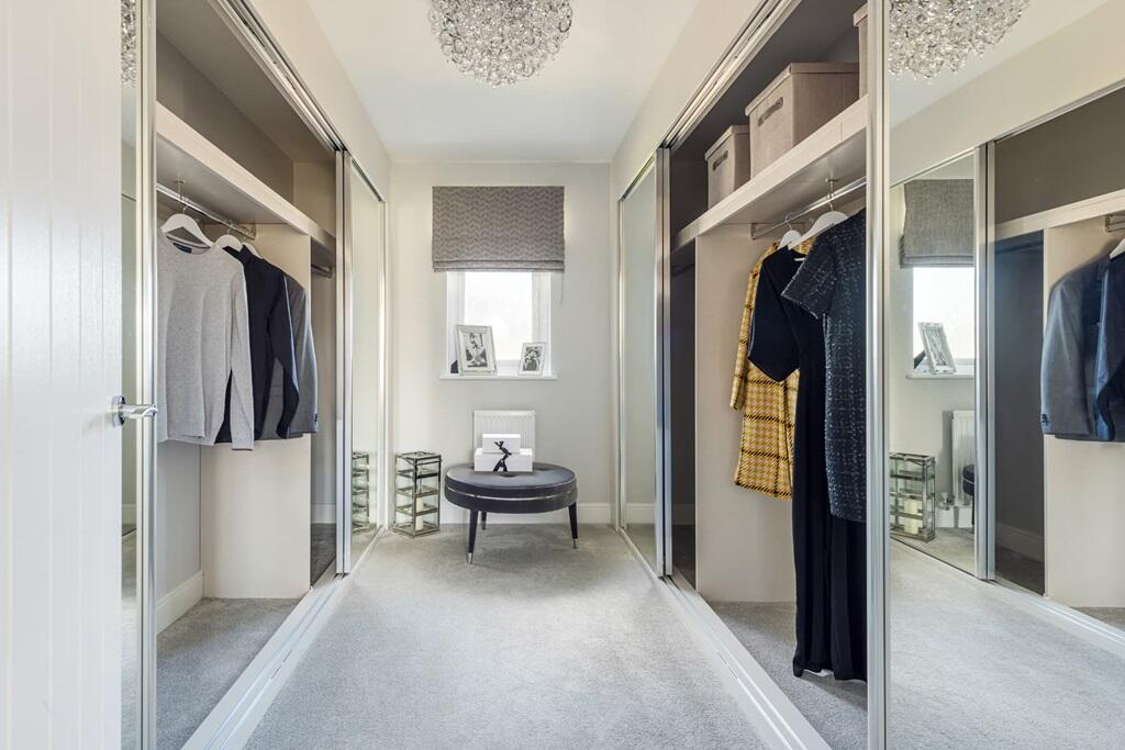 Enjoy a private dressing room in bedroom 1