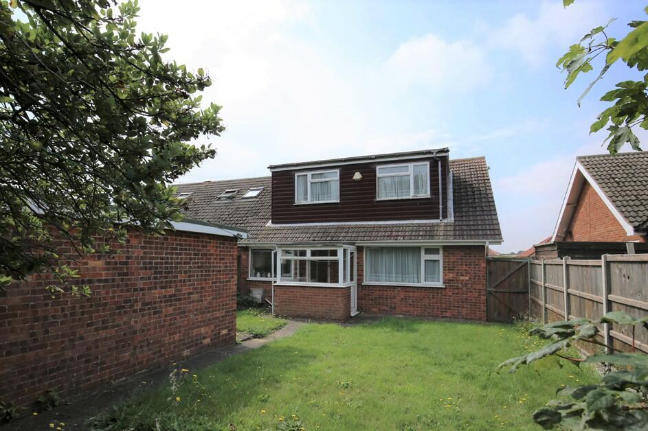 Rear of property