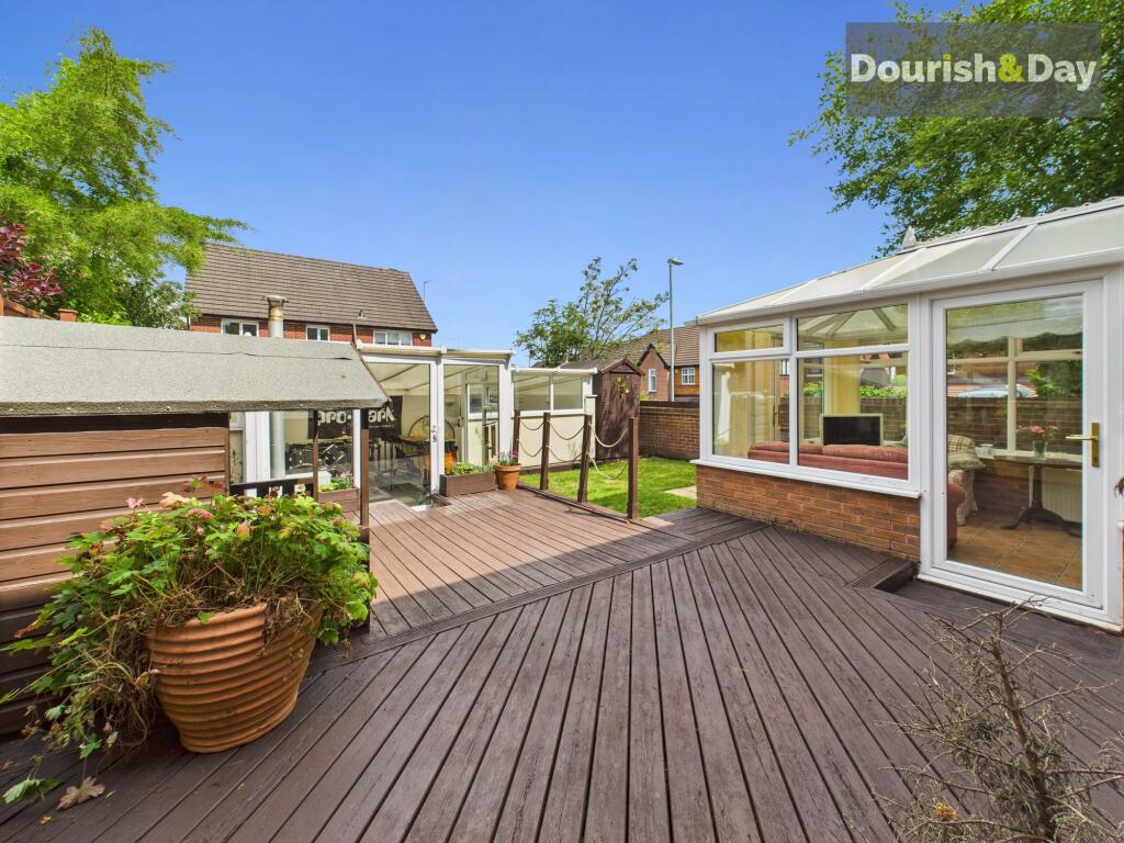 Rear Decked Patio